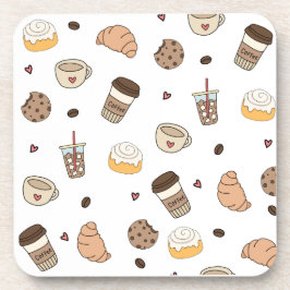 Porta-copo Almofada decorativa coffee lovers 