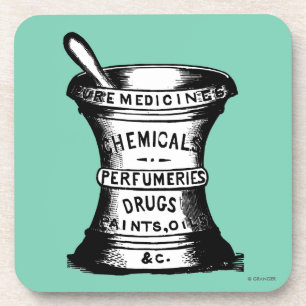 Porta-copo Almofariz e pilão