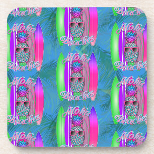 Porta-copo Aloha Beaches Surf Abacaxi