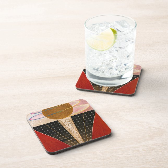 Porta-copo Altarpart, Grupo X, nº 2, por Hilma af Klint (Lado Direito)