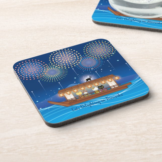 Porta-copo Aluguer de gatos em fogos de artifício a bordo de  (Left Side)