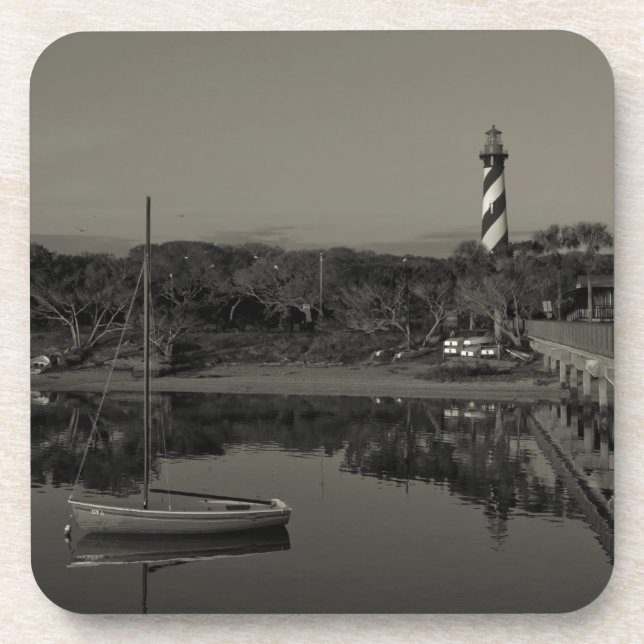 Porta-copo Amanhecer do farol de St Augustine (Frente)