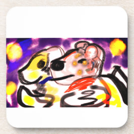 Porta-copo Amante de cães à noite