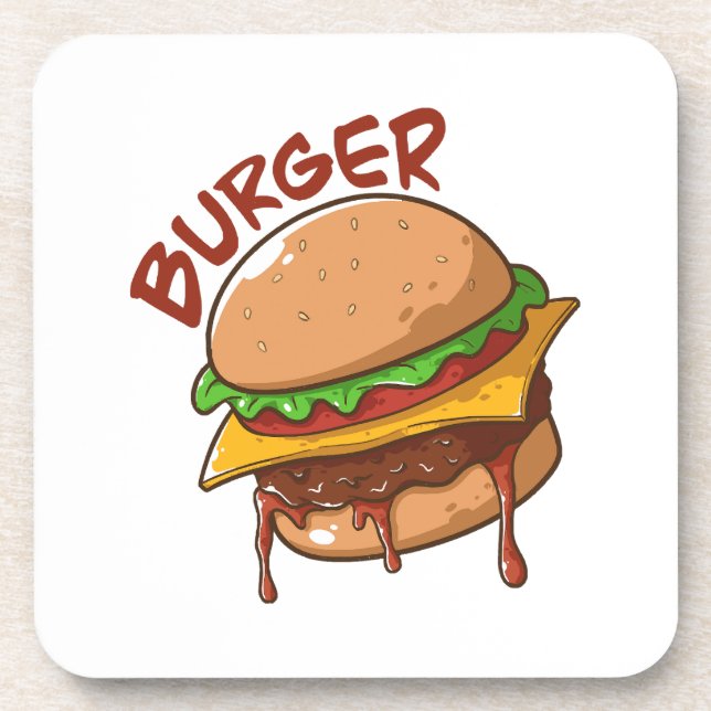 Porta-copo Amantes de Burger (Frente)