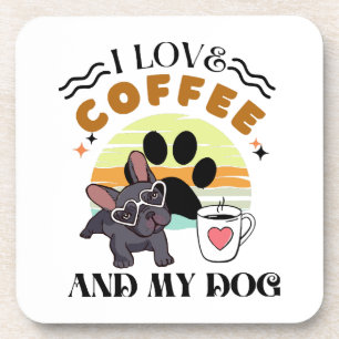 Porta-copo Amantes do Café - Eu Amo Café E Meu Cachorro