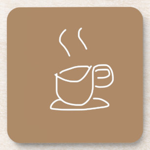 Porta-copo Amantes do chá Amantes do café moderno simples