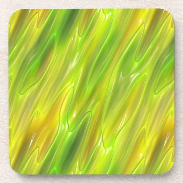 Porta-copo Amarelo líquido (Frente)