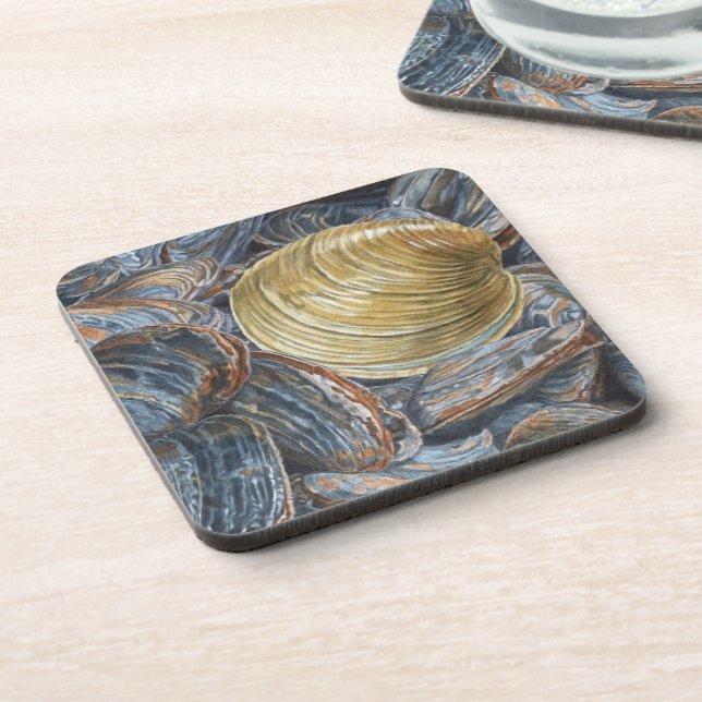 Porta-copo Amêijoas e Concha de Quahog (Left Side)