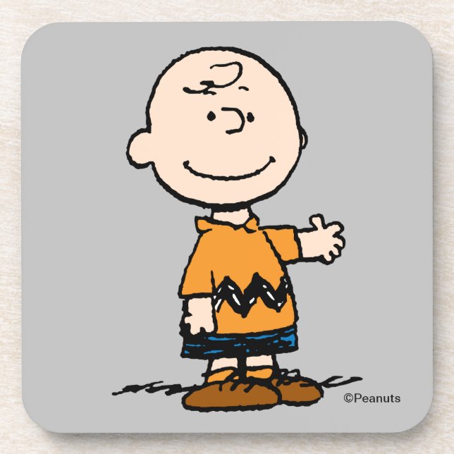 Porta-copo Amendoins | Charlie Brown (Frente)