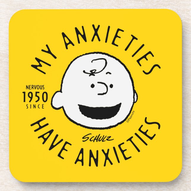 Porta-copo Amendoins | Charlie Brown Nervous Desde 1950 (Frente)