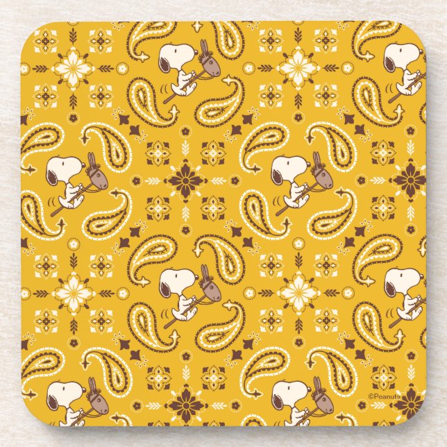 Porta-copo Amendoins | Cowboy Snoopy Bandana (Frente)