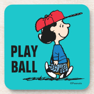 Porta-copo Amendoins  Lucy Playing Baseball