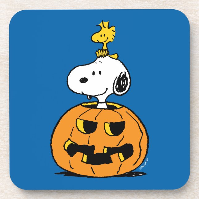 Porta-copo Amendoins | Pumpkin de Pop de Snoopy & Woodstock (Frente)