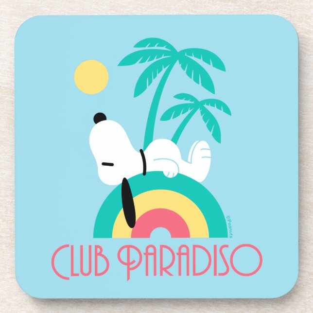 Porta-copo Amendoins | Snoopy Deco Dreams Club Paradiso (Frente)