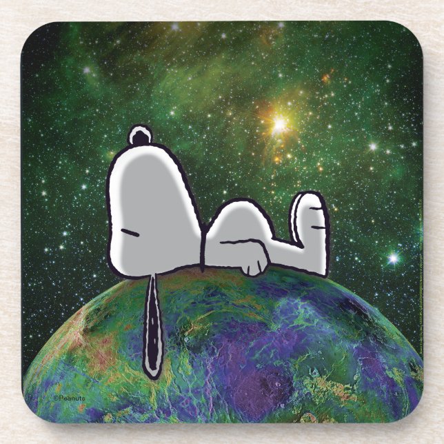 Porta-copo Amendoins | Snoopy Spacout (Frente)