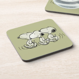 Porta-copo Amendoins   Snoopy Walking Alto