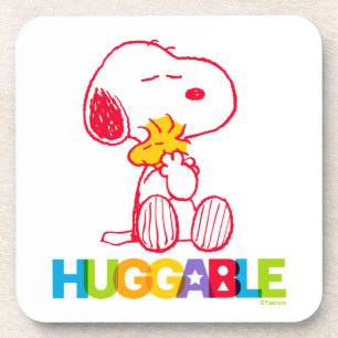 Porta-copo Amendoins Snoopy & Woodstock Huggable