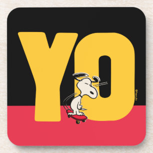 Porta-copo Amendoins Snoopy YO Skateboard