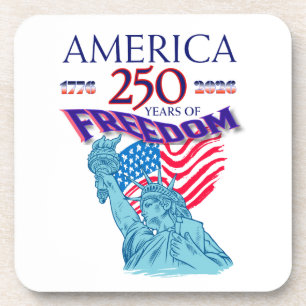 PORTA-COPO AMÉRICA 250 ANOS DE LIBERDADE ESTATUA DA LIBERDADE