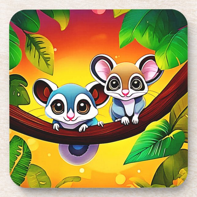 Porta-copo Amigos do Glider Cute (Frente)