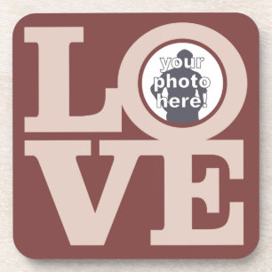 Porta-copo AMOR COM SUAS portas copos personalizadas FOTO