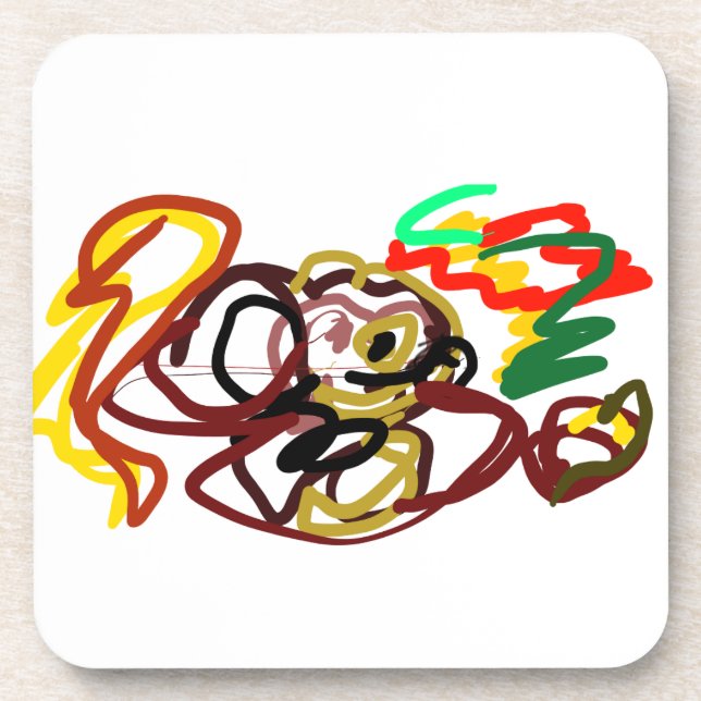 Porta-copo Amor de esquilo de outono (Frente)