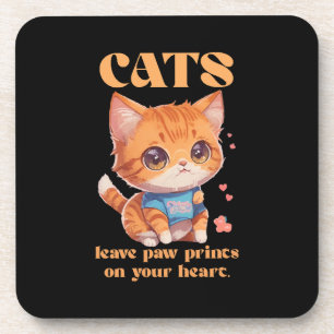 Porta-copo amor de gatinho fofo