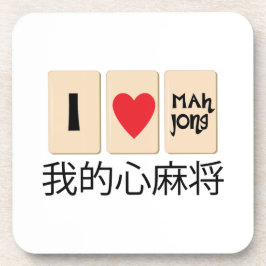 Porta-copo Amor Mah Jong
