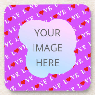 Porta-copo AMOR Roxo