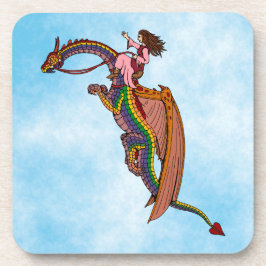 Porta-copo Andando pelo Dragão Arco-Íris