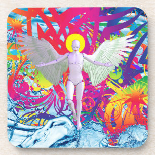 Porta-copo Angelic Robot