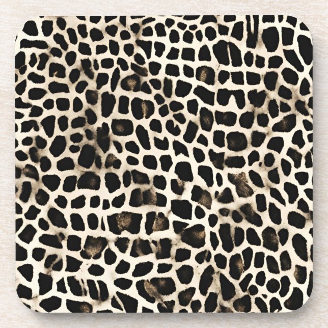 Porta-copo Animal Print - Hard Pastic Coasters  (Frente)