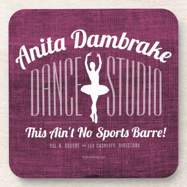 Porta-copo Anita Dambrake Dance Studio (Frente)
