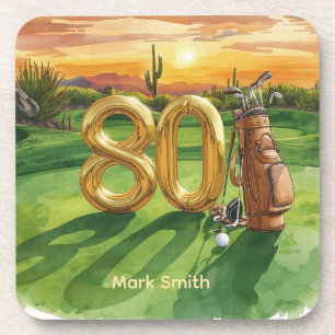 Porta-copo Aniversário de 80 anos de Golfe no Arizona