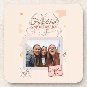 Porta-copo aniversário de AMIZADE 