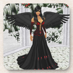 Porta-copo Anjo Das Portas copos Escuras