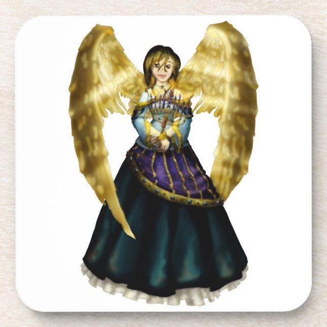 Porta-copo Anjo de Chanukah (Frente)