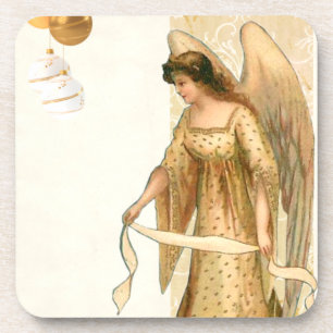 Porta-copo Anjo de Natal e Ornamentos