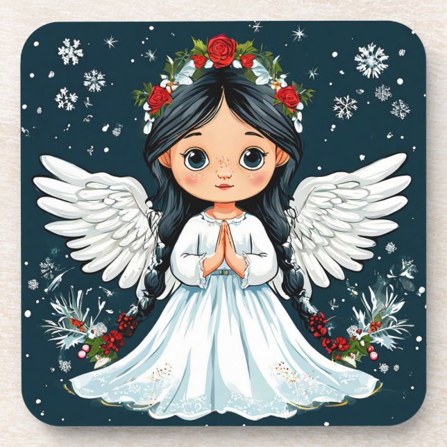 Porta-copo anjo do dia dos namorados (Frente)