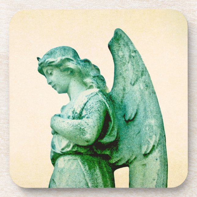 Porta-copo Anjo Patina (Frente)