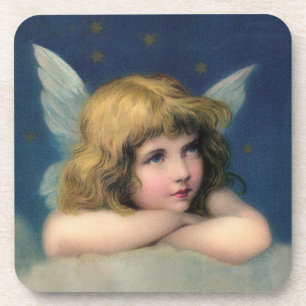 Porta-copo Anjo Vintage de Natal Adorável