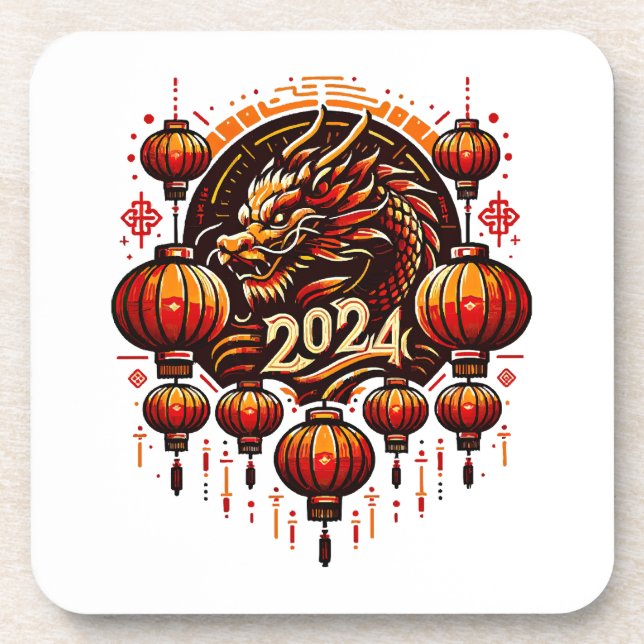 Porta-copo ano novo chinês 2024 (Frente)