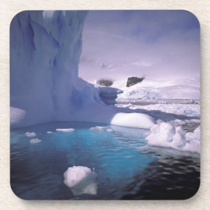 Porta-copo Antártica. Paisagens de gelo antárticas 2
