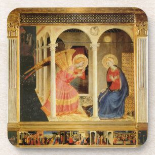 Porta-copo Anunciação por Fra Angelico, Arte Fina Renascentis