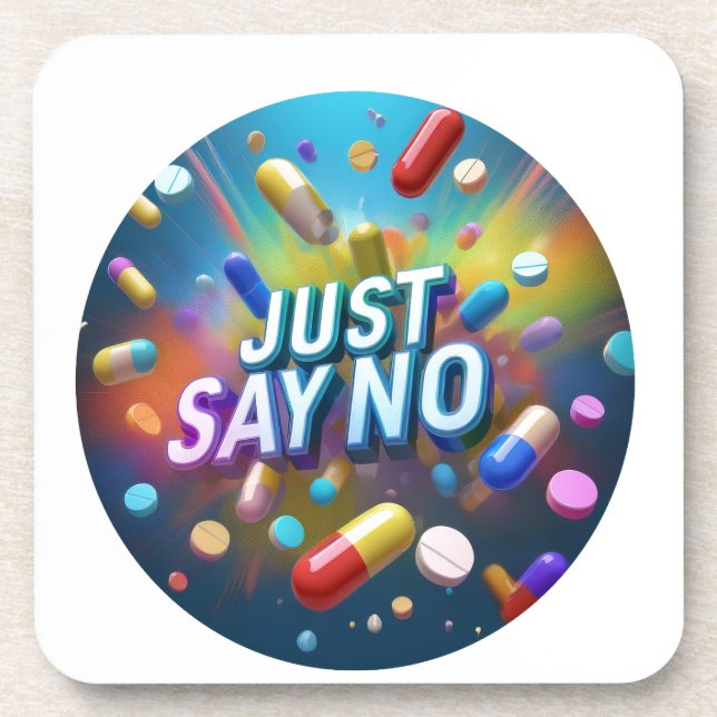 Porta-copo Apenas Diga Não A Drogas (Frente)