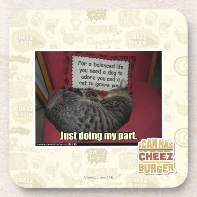 Porta-copo Apenas fazendo minha divisória (Frente)