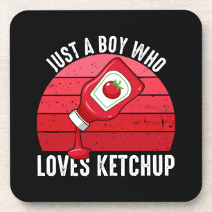 Porta-copo Apenas um garoto que ama ketchup
