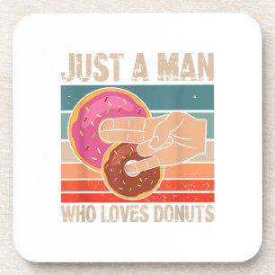 Porta-copo Apenas Um Homem Que Ama As Rosquinhas 2 No Pinky 1