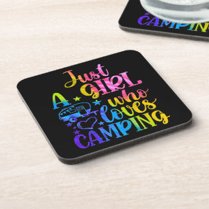 Porta-copo Apenas Uma Garota Que Ama Acampar   