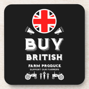 Porta-copo Apoio à Agricultura Britânica